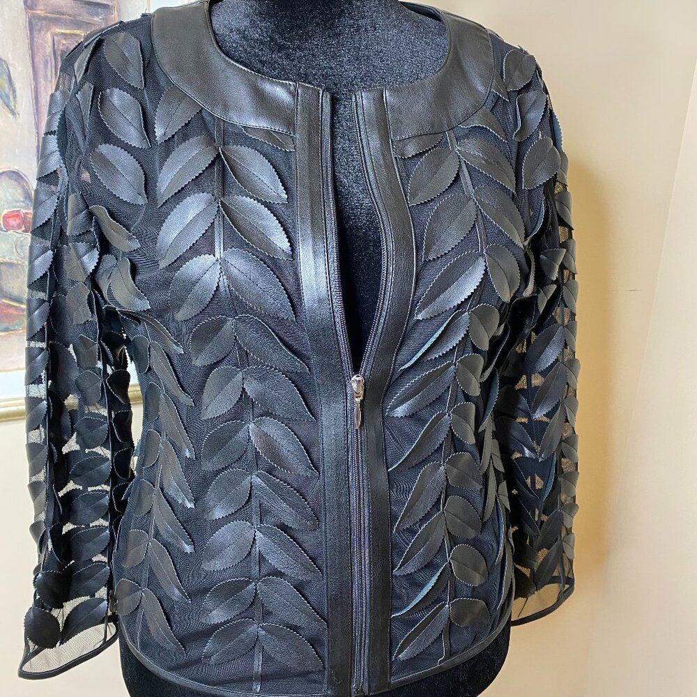 Stylish Sheer , Black Jacket